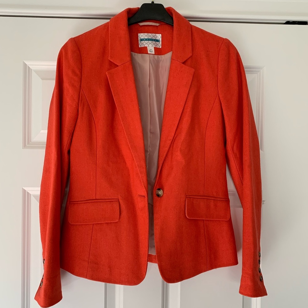 Pim + Larkin Orange Blazer